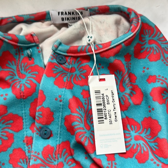 Frankie’s bikinis Hawaiian button up - Picture 2 of 2